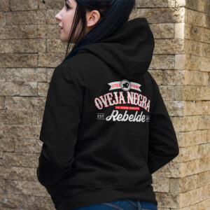 Sudadera Capulleira Mujer Oveja Negra Rebelde — EST 2017
