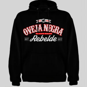 Sudadera Canguro Oveja Negra Rebelde — EST 2017