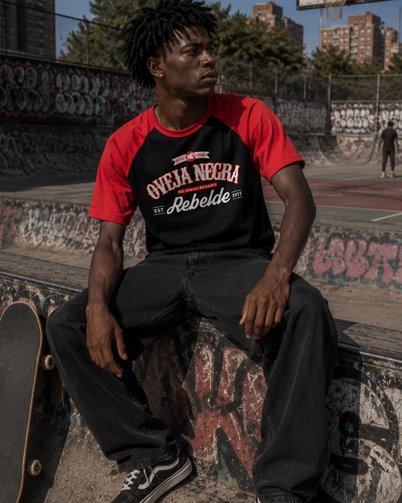 Oveja Negra Rebelde EST2017 | Camiseta Baseball K330 hombre