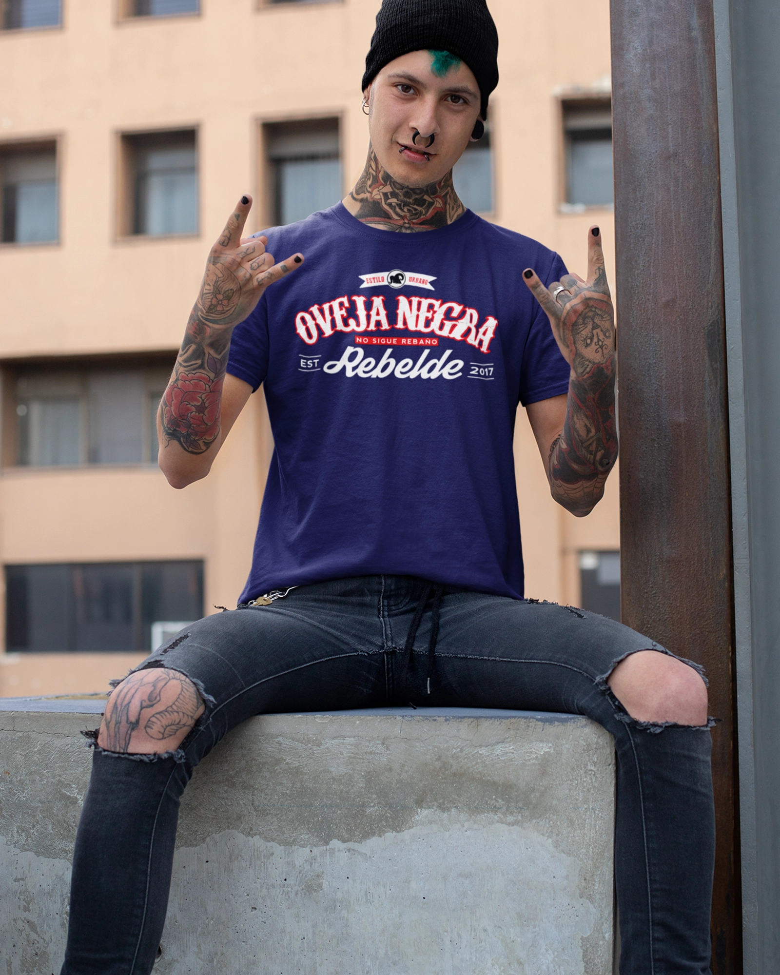 Oveja Negra Rebelde EST2017 | Camiseta manga corta hombre
