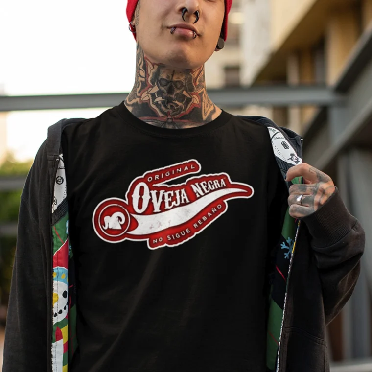 Oveja Negra Rebelde HIPHOP STYLE | Camiseta manga corta hombre