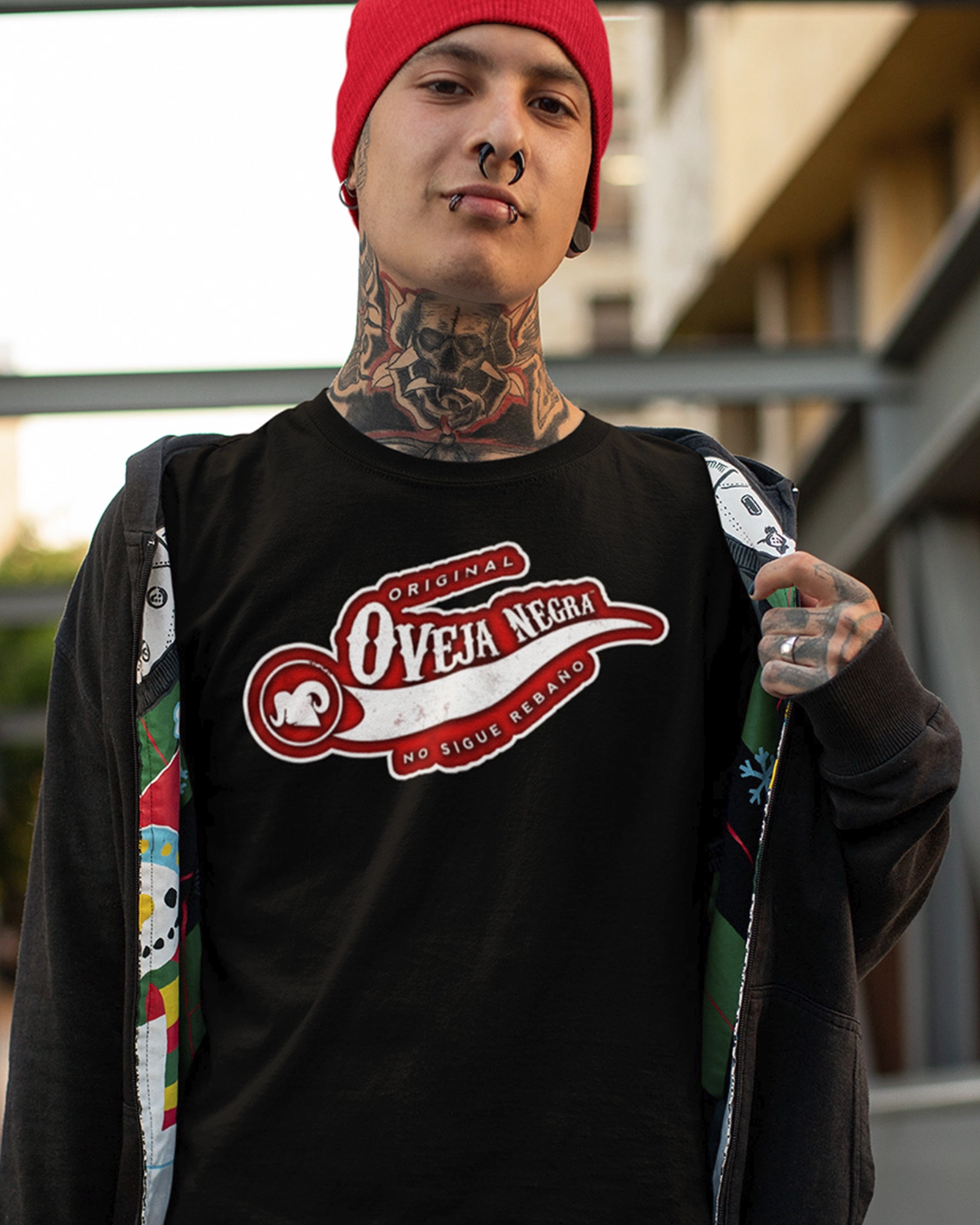 Oveja Negra Rebelde HIPHOP STYLE | Camiseta manga corta hombre