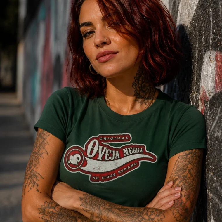 Oveja Negra Rebelde HIPHOP STYLE | Camiseta Jamaica mujer