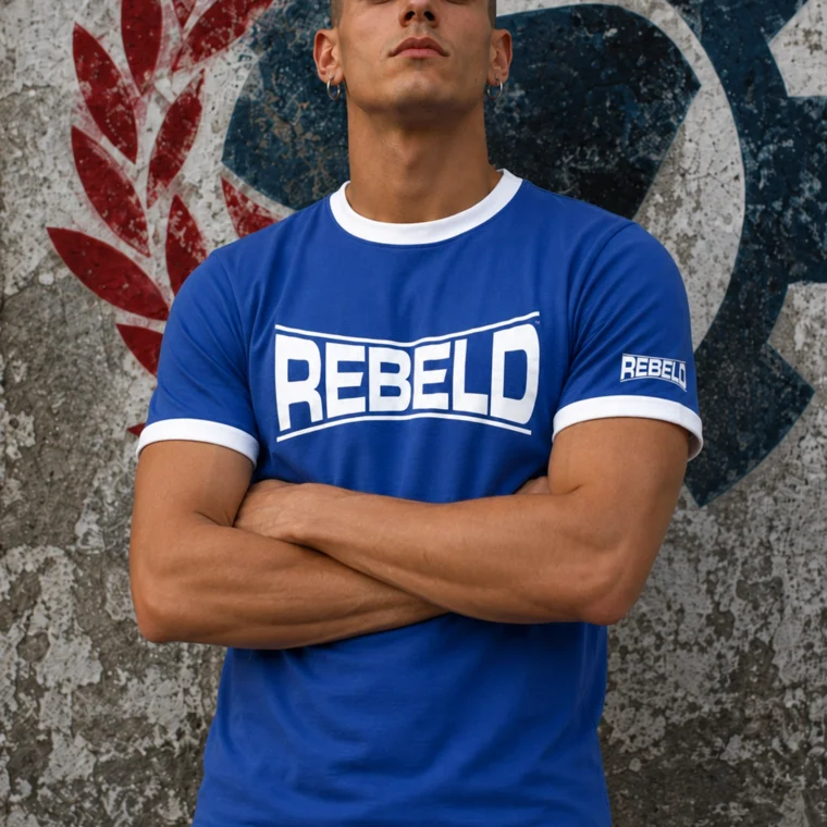 Rebeld ORIGINAL | Camiseta Ringer hombre