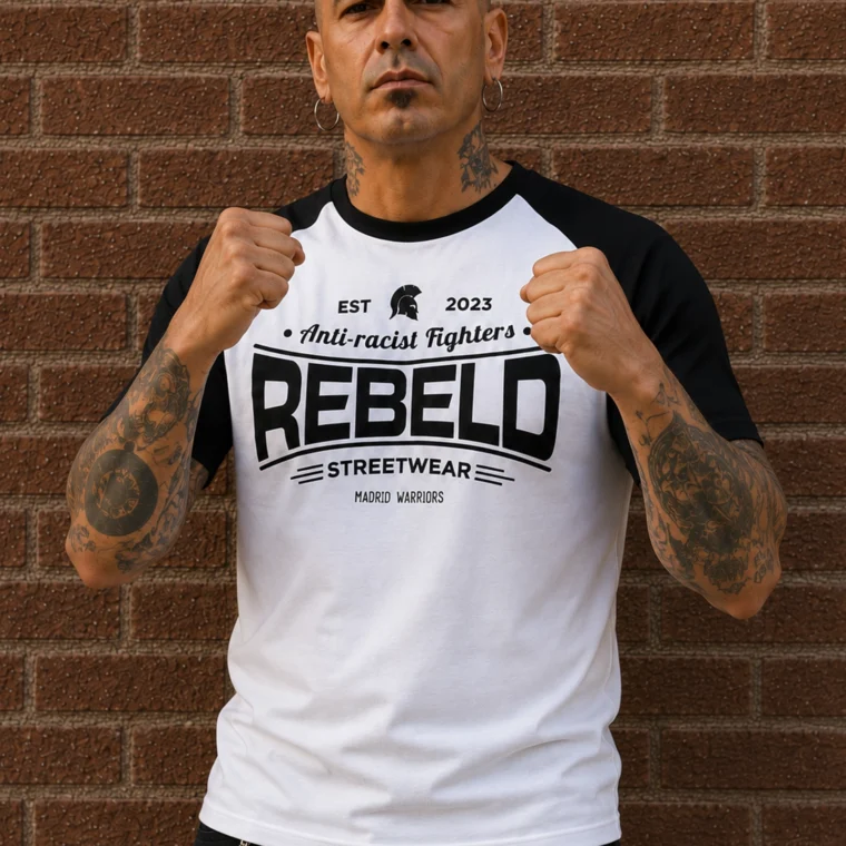 Rebeld SPARTAN | Camiseta Baseball hombre