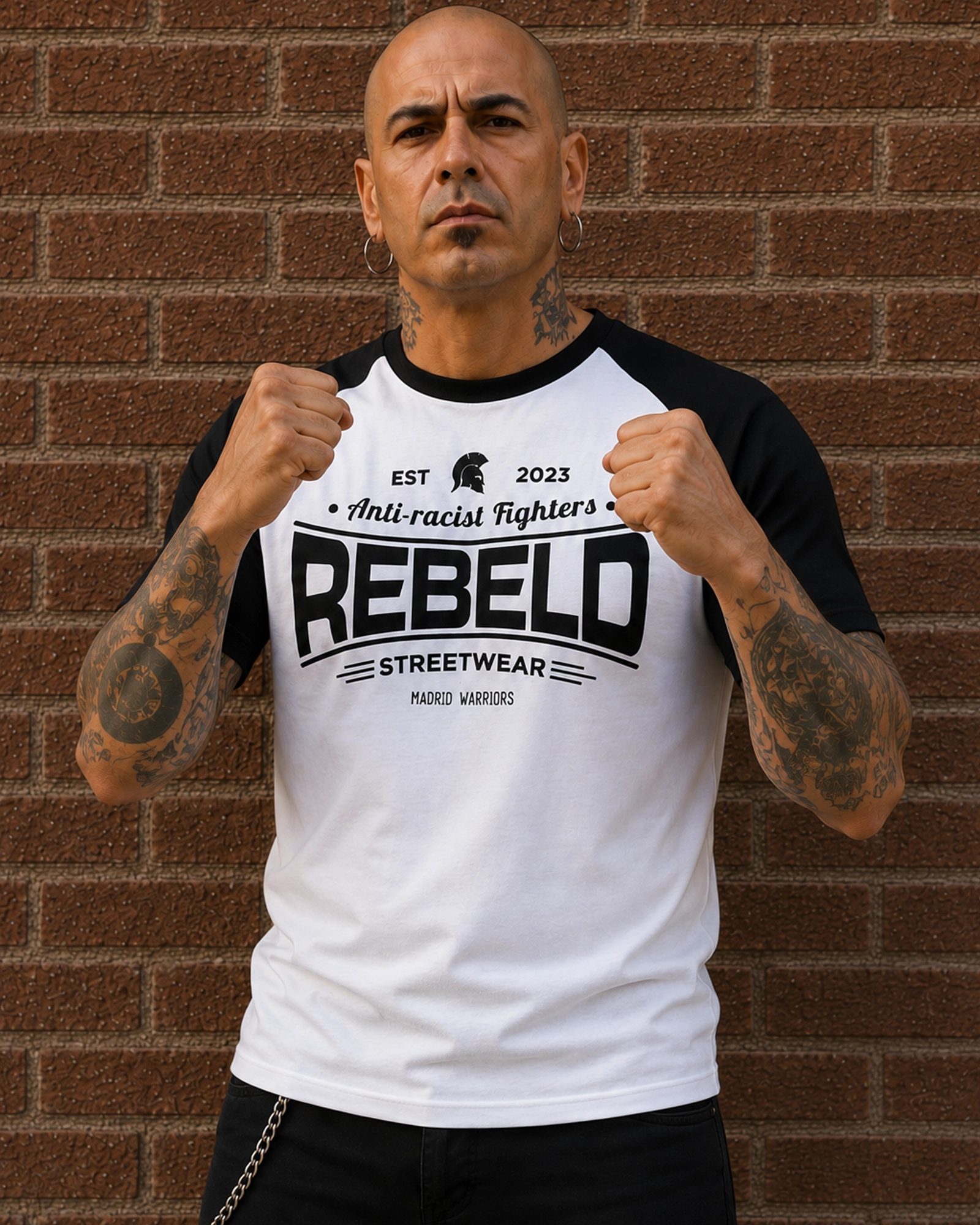 Rebeld SPARTAN | Camiseta Baseball hombre