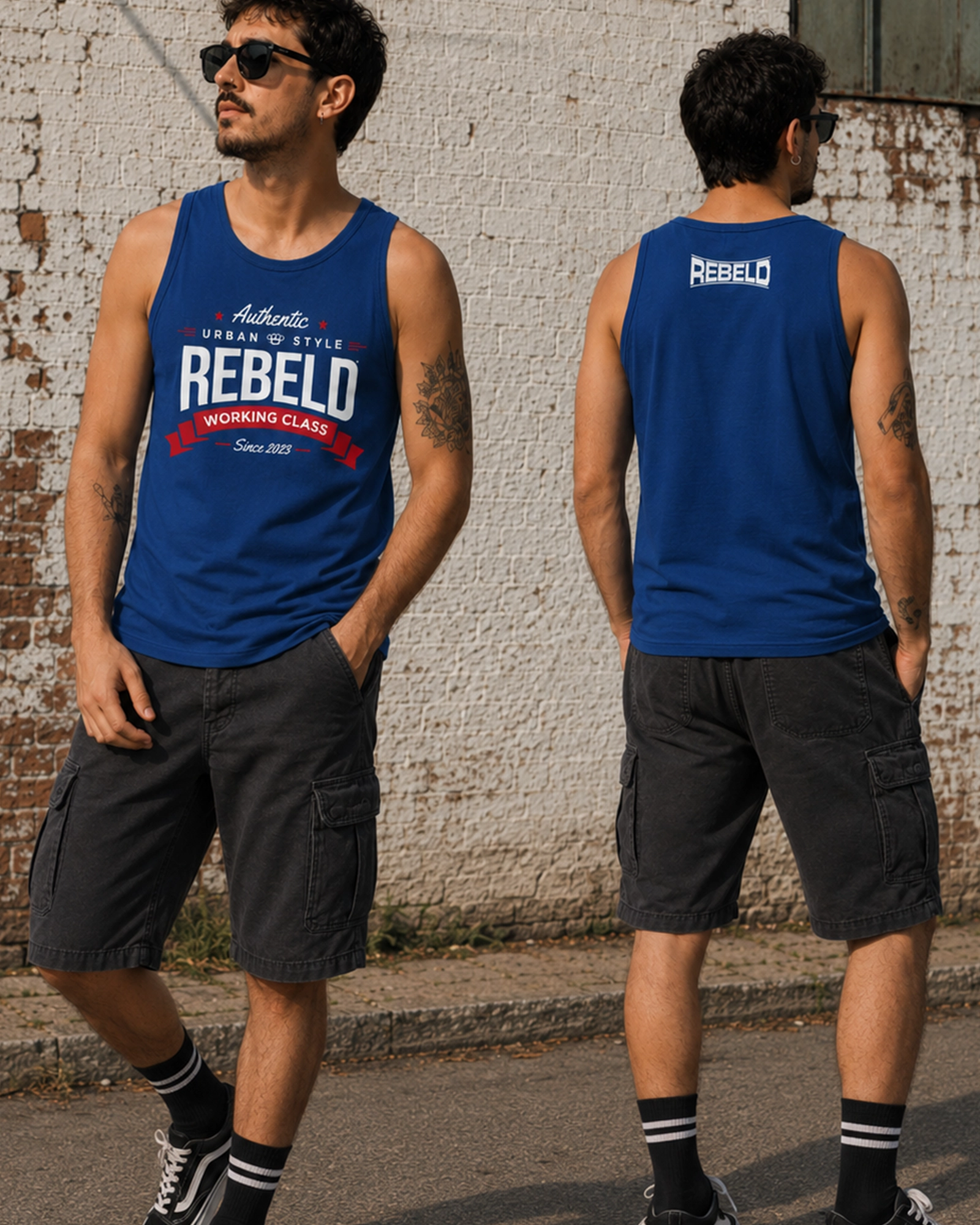 Rebeld WORKING CLASS | Camiseta Texas hombre - Imagen 3
