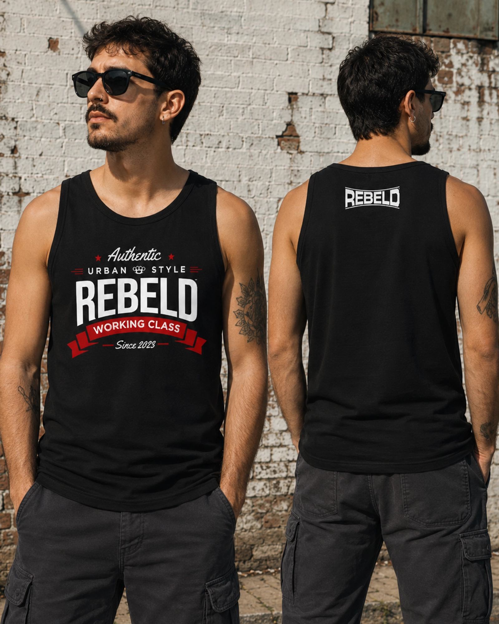 Rebeld WORKING CLASS | Camiseta Texas hombre - Imagen 2