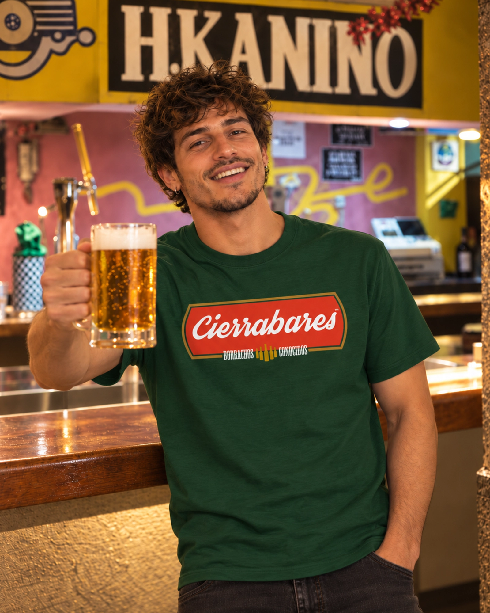 CIERRABARES MAHOU | Camiseta DOGO Premium hombre