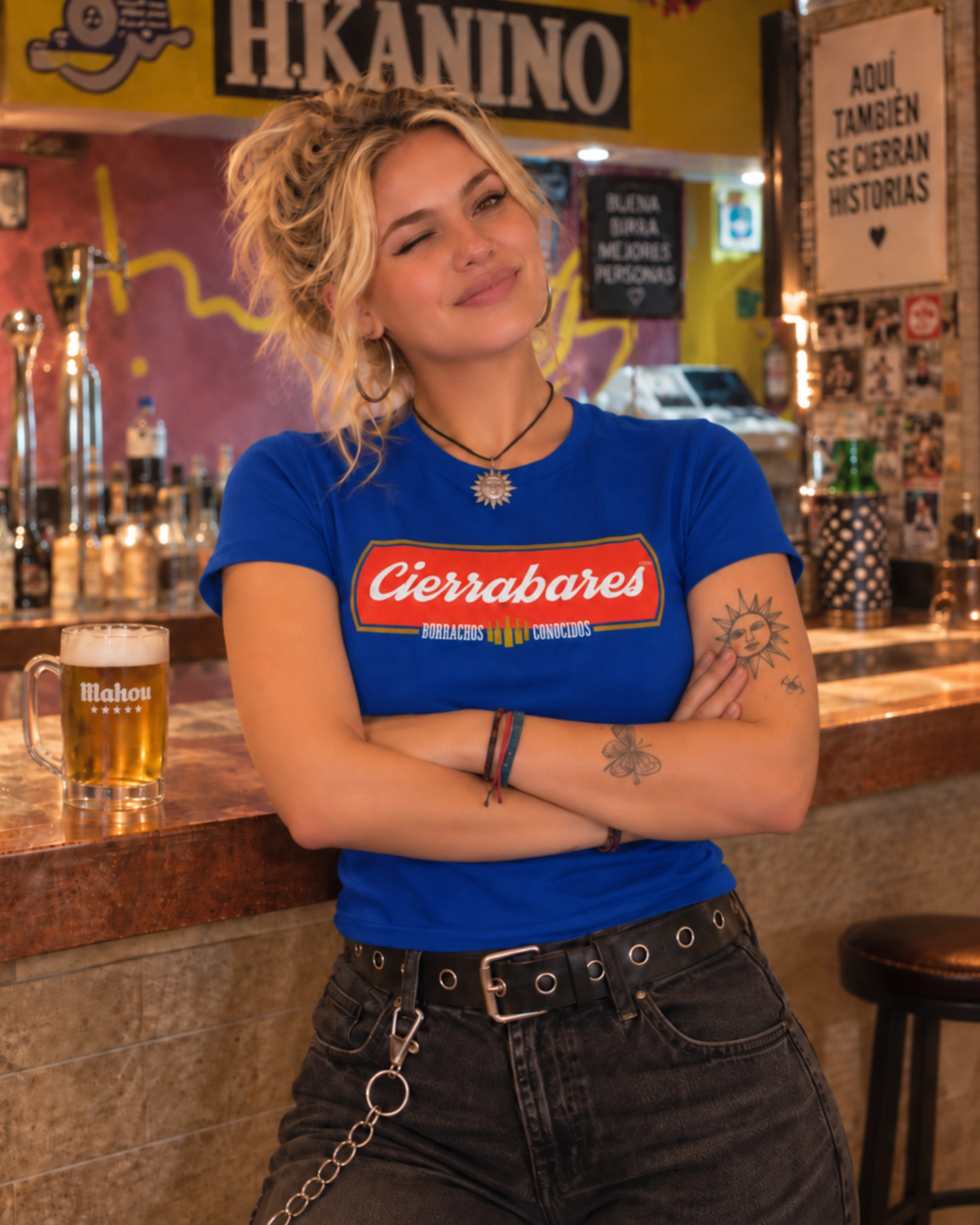 CIERRABARES MAHOU | Camiseta Jamaica mujer - Imagen 3
