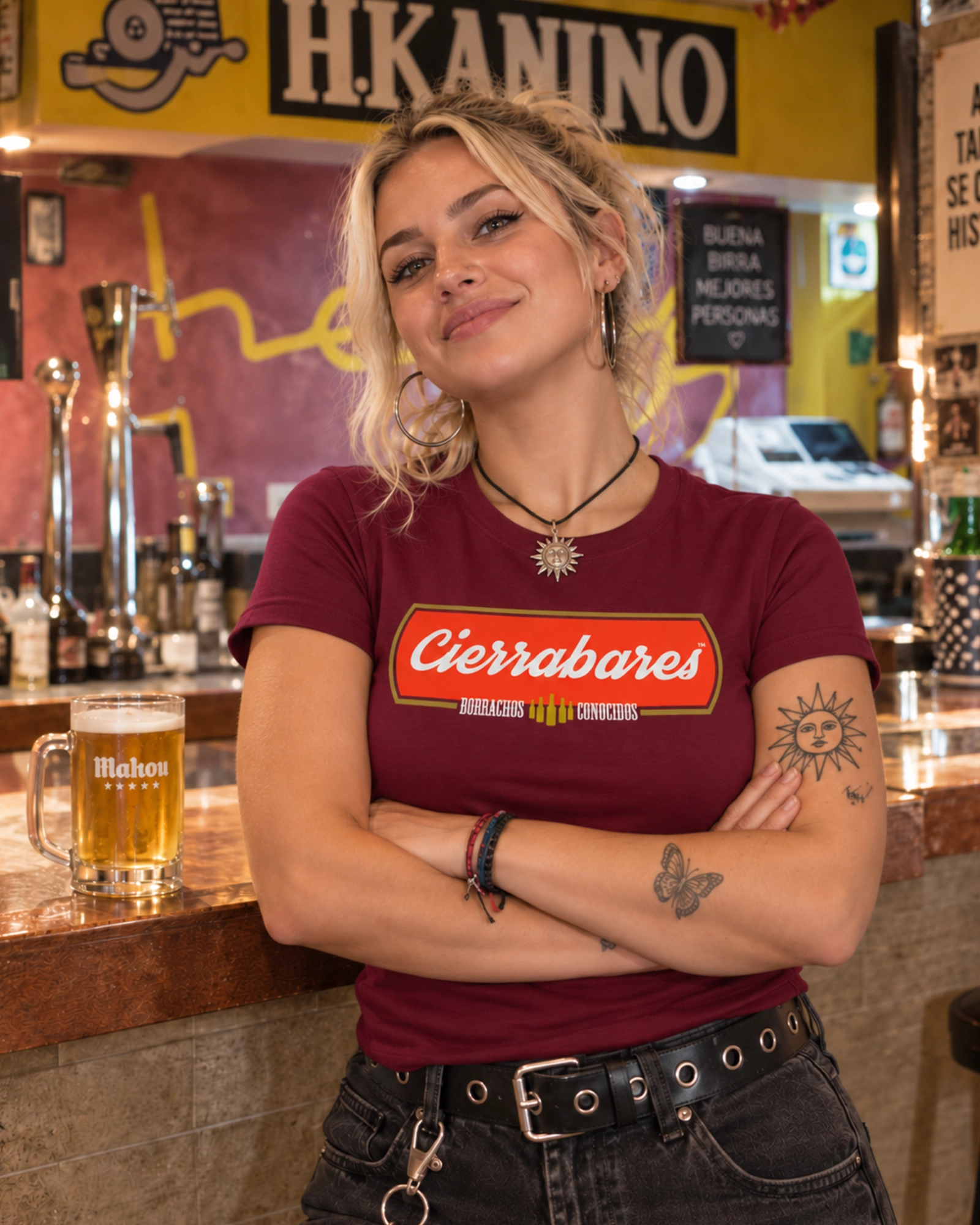 CIERRABARES MAHOU | Camiseta Jamaica mujer - Imagen 4