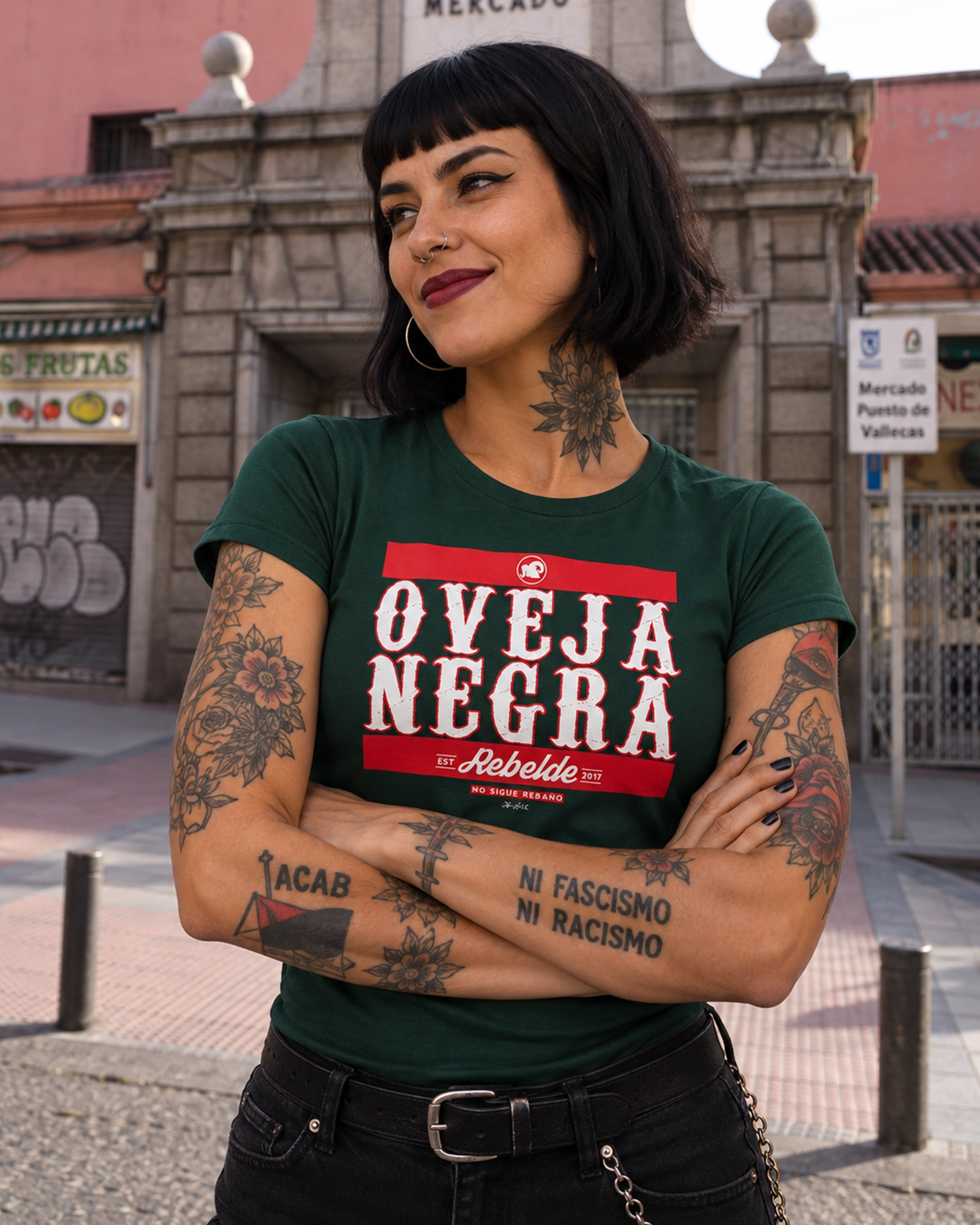Oveja Negra Rebelde URBAN | Camiseta Jamaica mujer - Imagen 5