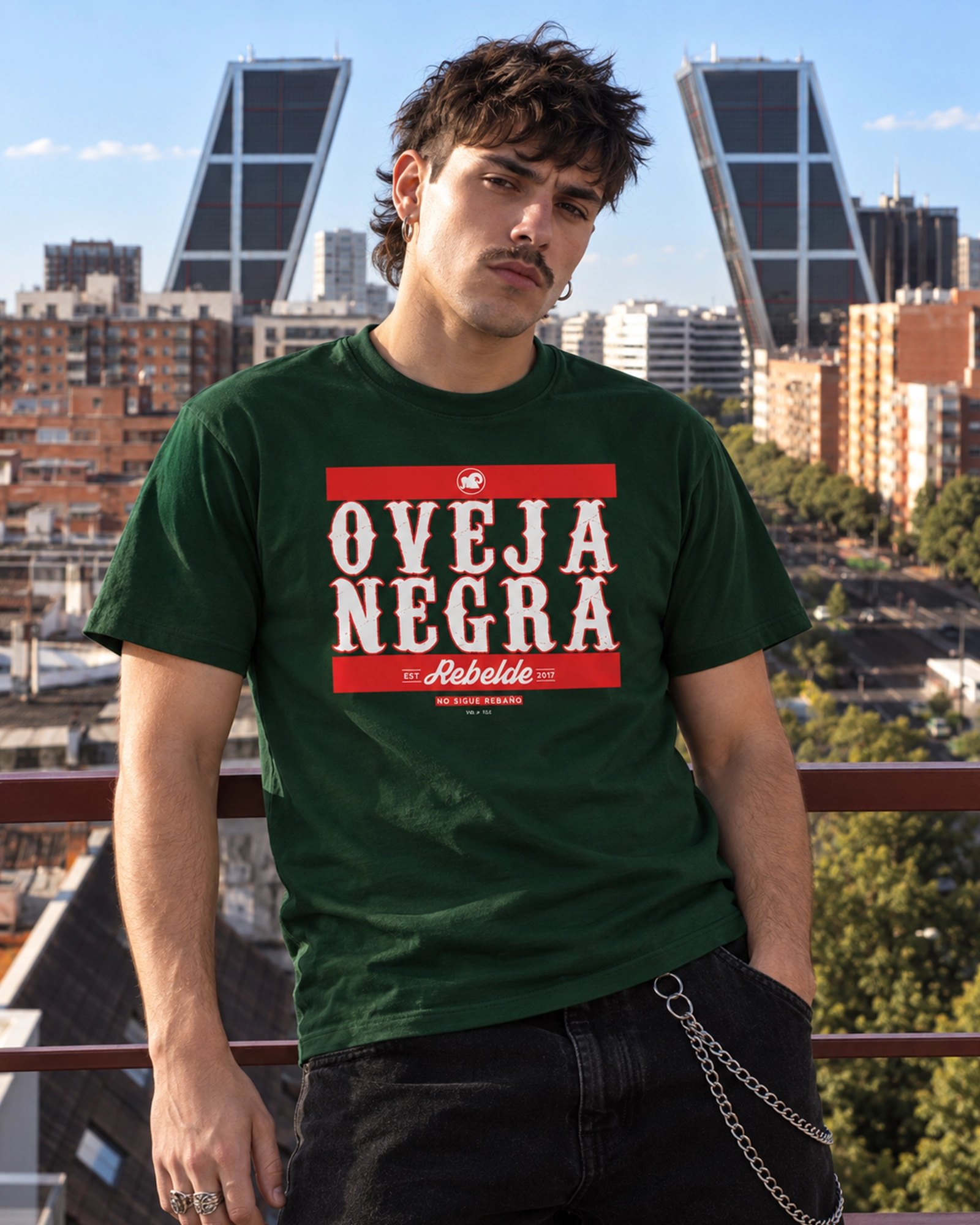 Oveja Negra Rebelde URBAN | Camiseta DOGO Premium hombre