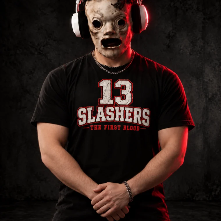 13 Slashers FIRST BLOOD | Camiseta manga corta hombre